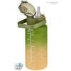 1500 ml Motivasyon Matarası - Çift Renk ve Pipetli