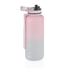 1500ml Kapasiteli Motivasyonel Su Matarası, Pembe-Gri Renk Seçenekleri