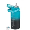 1500ml Kapasiteye Sahip Çift Renk Motivasyon Matarası