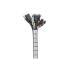 16 mm Gri Spiral Kablo Toplayıcı, 1 Metre, 2 Adet Set