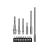 16 Parça Mıknatıslı Bits Uç Seti - 1/4, 1/2, 3/8