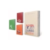 17x24 cm Spiralli Sert Kapaklı Çizgili Defter, 80 Yaprak