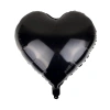 18 İnç Kalp Şeklinde Siyah Folyo Balon