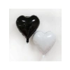 18 İnç Kalp Şeklinde Siyah Folyo Balon