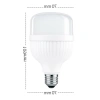18W Jumbo LED Ampul - 3000K Sarı Işık, 1600 Lümen