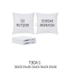 2 Adet Fermuarlı Kırlent Astarı, 40x40 cm, Yastık Kılıfı İçin Uygun Ebat