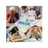 2 ADET Fidget Oyuncak: Klavye Anahtarlık ile Stres Giderici Eğlenceli Oyun