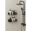 2 Adet Yapışkanlı Banyo Organizer Rafı, Suya Dayanıklı
