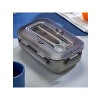 2 Bölmeli BPA Free Beslenme Kutusu, Kaşık ve Çatal Dahil