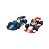2 F1 Pilotu Minifigürü ile F1 Yarış Arabaları Seti, 4 Yaş ve Üzeri için (92 Parça)