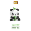 2 Farklı Model Panda ve Tavşan Figürü Yapım Seti