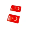 2li 3D Türk Bayrağı Sticker Seti