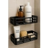 2li Yapışkanlı Plastik Banyo Duş Rafı