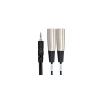 2 m Uzunlu 3.5 mm TRS - Dual XLR Stereo Kablo