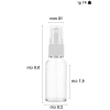 20 ml Kapaklı Sprey Şişesi, 2 Adet Set