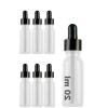 20 ml Metal Kapaklı Damlalık Şişesi, 6 Adet Set, Şeffaf