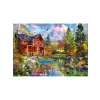 2000 Parça Puzzle, Mountain Retreat Teması ile Eğlenceli Zaman