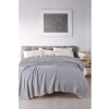 200x230 cm Desenli Pamuklu Koltuk Örtüsü, Gri Renk Seçeneği