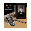 2026 Yılına Özel Ajanda ve Ayraç Kartpostal Seti - Gri