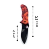21 cm Boyutunda Magnezyum Çubuklu Kamp Çakısı, Outdoor Kullanım