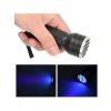 21 LED 395nm UV El Feneri - Siyah