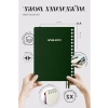 21x29.7 cm Boyutunda Premium Sert Kapak Çizgili Defter