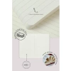 21x29.7 cm Boyutunda Premium Sert Kapak Çizgili Defter