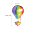 22 İnç Renkli Uçan Balon Folyo Balon