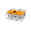 221-413 Bağlantı Terminali, 10 Adet, 0,2-4 mm², Şeffaf Yapı