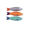 22x6.5 cm Peluş Kedi Oyuncağı Bonito Balık Figürlü