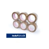 24 Adet 45 MM X 100 MT Kahve Koli Bandı, Güçlü Yapıştırma
