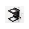 28 mm Metal Lüp, LED Işıklı Katlanır Büyüteç ile Detayları Görün