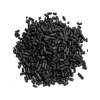 3-4 MM Silindirik Aktif Karbon Filtre Malzemesi, 500 Gr