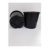 3 Adet 20x25 cm Boyutunda Siyah Plastik Üretim Saksısı, 6.4 Lt Kapasite