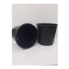 3 Adet 22,5x22,5 cm Plastik Üretim Saksısı, Siyah Renk, 8 Litre