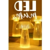3 Adet Led Mum, Kristal Tip ve Dumansız, Dekoratif Işık