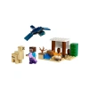 3 Adet LEGO Minecraft Minifigürü ile Çöl Keşfi Seti, 75 Parça