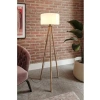 3 Ayaklı Tripod Lambader, MDF Ahşap Ayaklı Modern Lamba