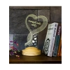 3 Boyutlu Kalpli LED Lamba - Kişiye Özel Hediye