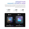 3 Kameralı Araç Kamerası, Ön-İç-Arka 4K+2K Kayıt