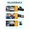 3 Kameralı FullHD Araç Kamerası, Hareket Sensörü ile