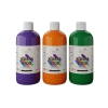 3lü Akrilik Boya Seti - Yeşil, Mor, Turuncu (3x500 gr)