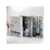 3lü Dekoratif Kutu Seti, Kitap Görünümlü, Modern Ev Dekorasyonu