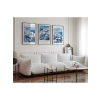 3lü Modern Dekoratif Çerçevesiz Poster Seti, 50 x 70 cm