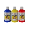 3lü Parmak Boyası Seti - Kırmızı, Mavi, Sarı