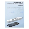 3lü Priz, 20W Hızlı Şarj, 2x USB-C ve 1x USB-A Girişi