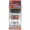 3lü Siyah Metal Yarış Arabaları Seti, Die Cast Model
