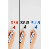 3lü Tahta Kalemi Seti - Siyah, Mavi, Kırmızı