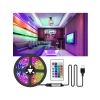3 Metre Uzunlu Kumandalı RGB Şerit LED Seti, Enerji Sınıfı A++