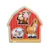 3 Parça Ahşap Yapboz - Çiftlik Hayvanları Temalı